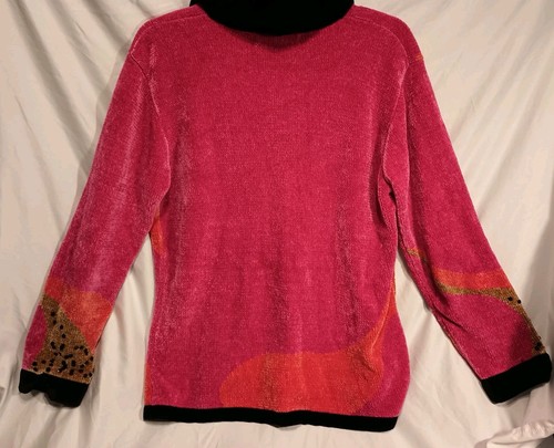 Vintage THAT SWEATER Cheetah Sweater Size M