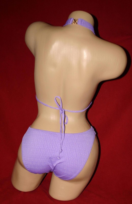 Vintage VICTORIA'S Secret 2 Piece Swimsuit NWOT XS Purple