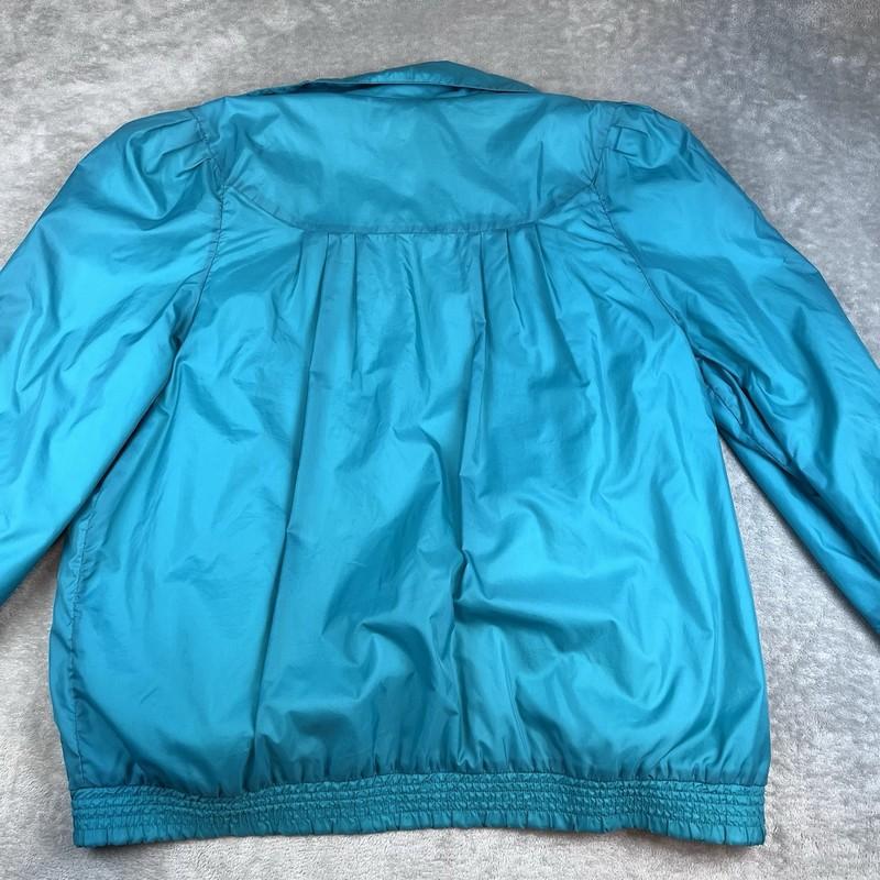 Vintage Women's Jacket Be In The Current Seen Teal 20W 80s
