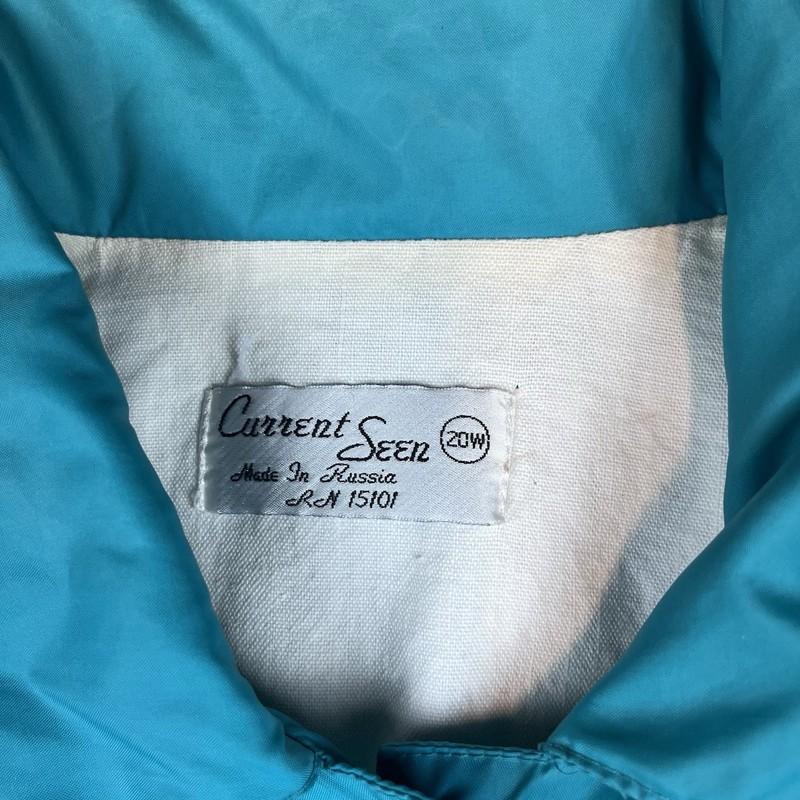 Vintage Women's Jacket Be In The Current Seen Teal 20W 80s