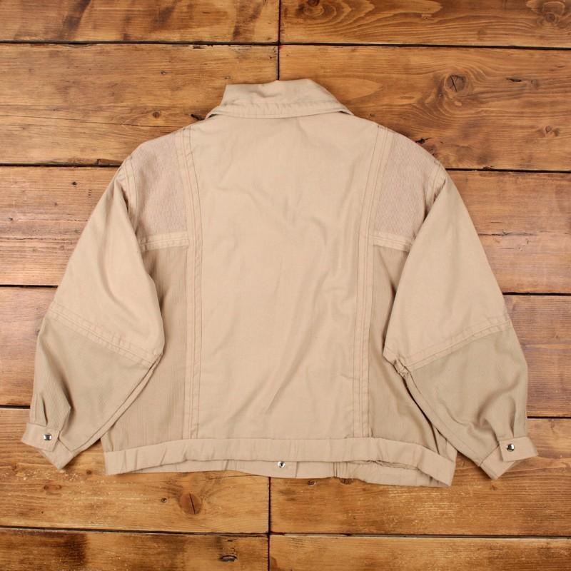 Vintage Zalerno Workwear Jacket L 90s Chore Beige Womens