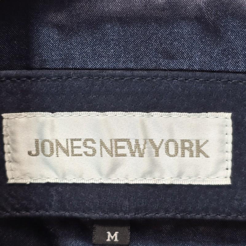 Vtg Suede Jacket Genuine Leather Women M Faded Blue Grunge 90s Y2k Jones NY