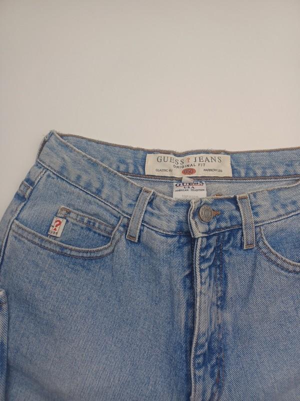 VtgGuess Jeans Men’s Size 28 Narrow Fit (26"x31”) Light Wash Made USA 1050 LG