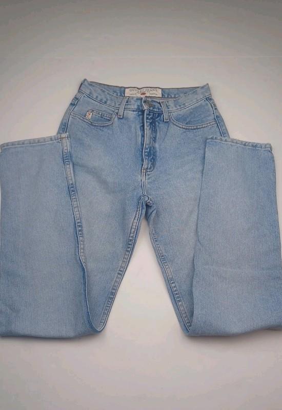 VtgGuess Jeans Men’s Size 28 Narrow Fit (26"x31”) Light Wash Made USA 1050 LG