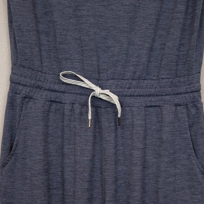 Vuori All Day Azure Heather Grey Jumpsuit-L