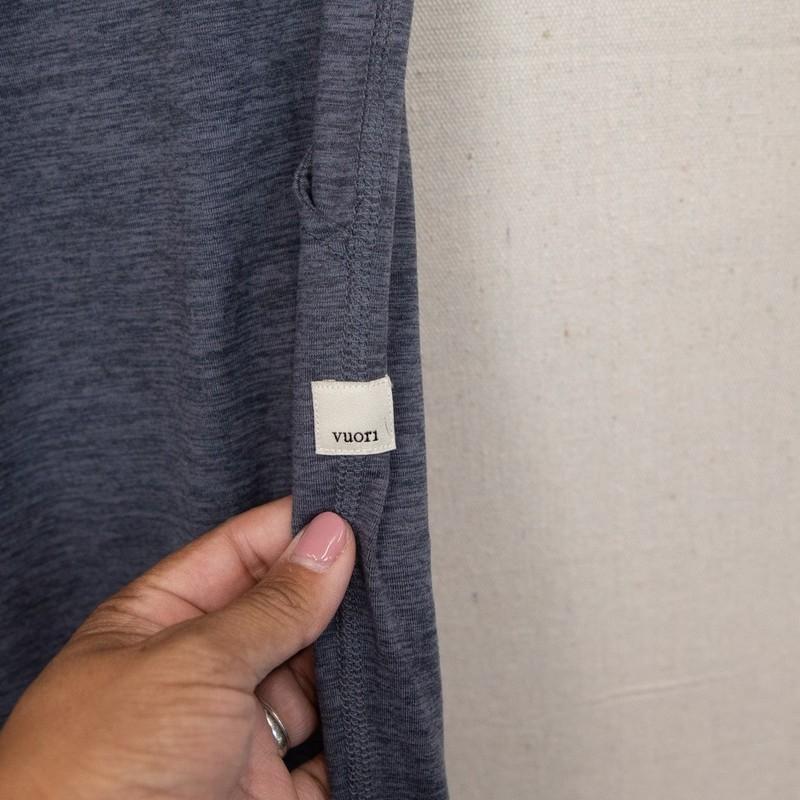 Vuori All Day Azure Heather Grey Jumpsuit-L