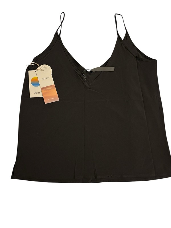 Vuori Villa V-Neck Cami Top Women's Size Size L Black New W/tag