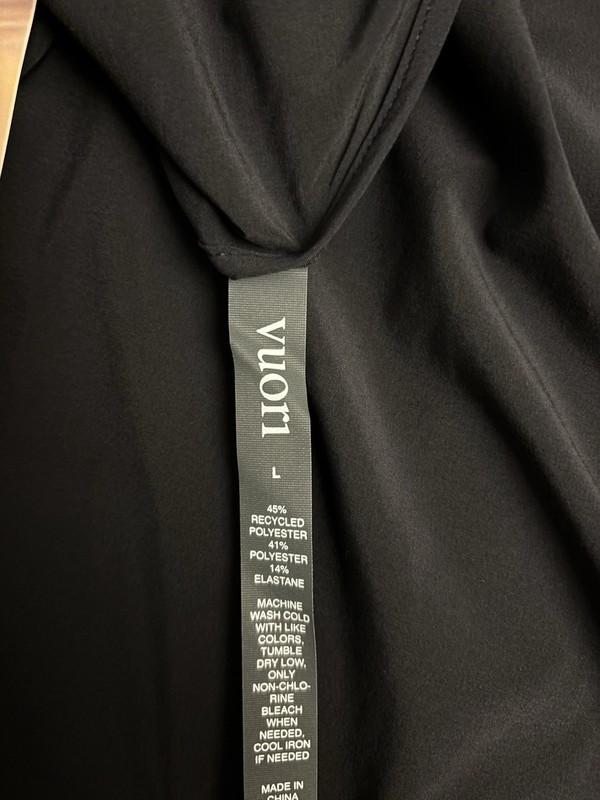 Vuori Villa V-Neck Cami Top Women's Size Size L Black New W/tag