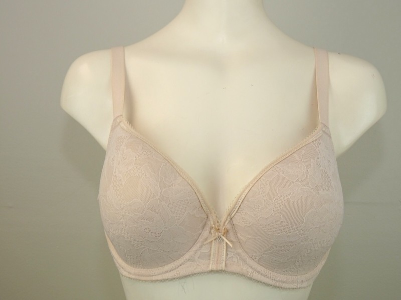 Wacoal 853201# Lace Finesse T-Shirt Lined Underwire Bra US Size 38 B