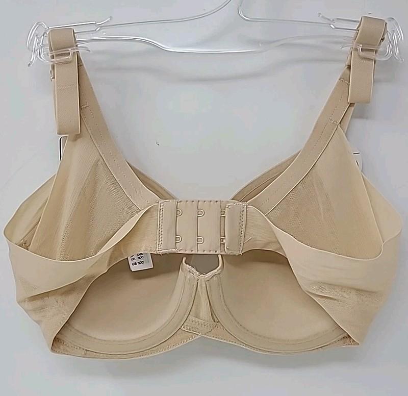 Wacoal Full Figure Ultimate Side Smoother Contour Bra 30 C Beige Size 30C NWT