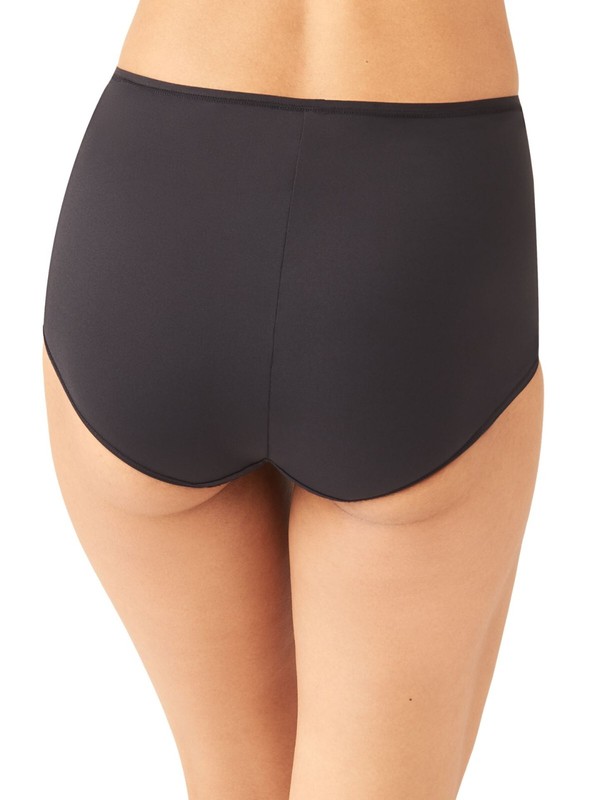 Wacoal L143311 Womens Black Mesh Details Keep Your Cool Briefs Size M