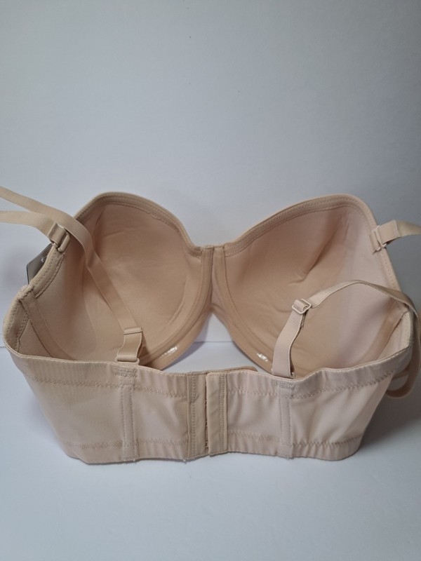 Wacoal Red Carpet Strapless Bra #854119 Natural Nude Women's US Sz 34DDD NWT
