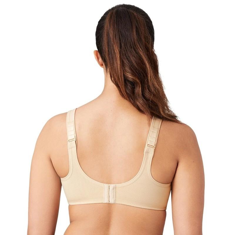 Wacoal Size 38DD Sand Simone Sport Underwire Bra Full Coverage Workout K2-4