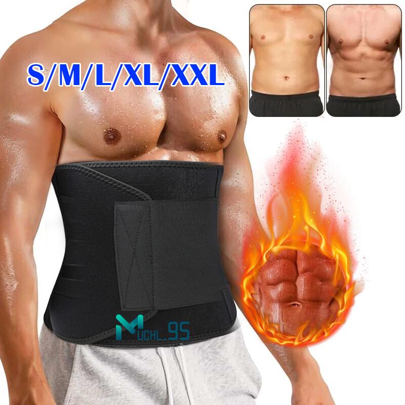 Waist Trimmer Belt Sweating Wrap Tummy Stomach Weight Loss Fat Burner Slimming