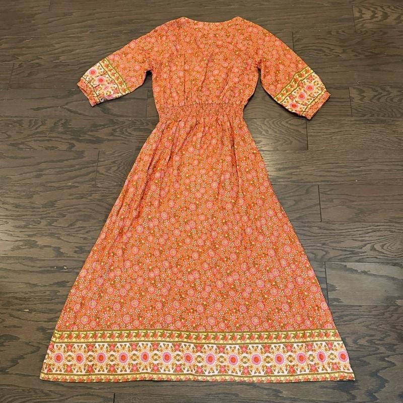 WALKER & WADE Kelsey Maxi Dress In Orange Size XS