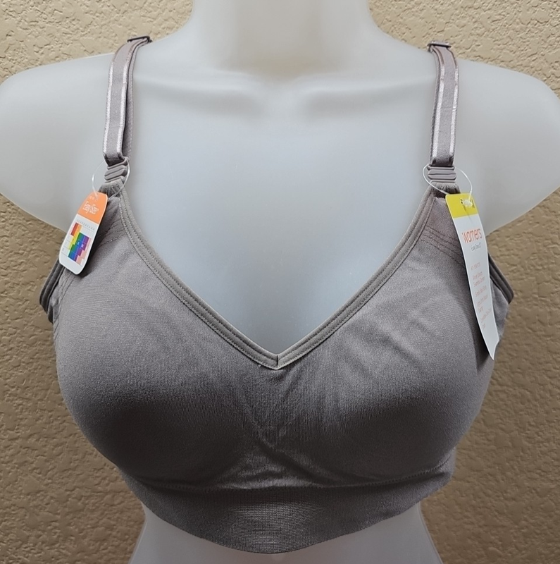 Warners 2XL Easy Does It Wireless Lift Comfort Bra Convertible RN0131A Mink