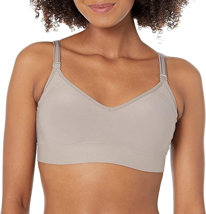 Warners 2XL Easy Does It Wireless Lift Comfort Bra Convertible RN0131A Mink