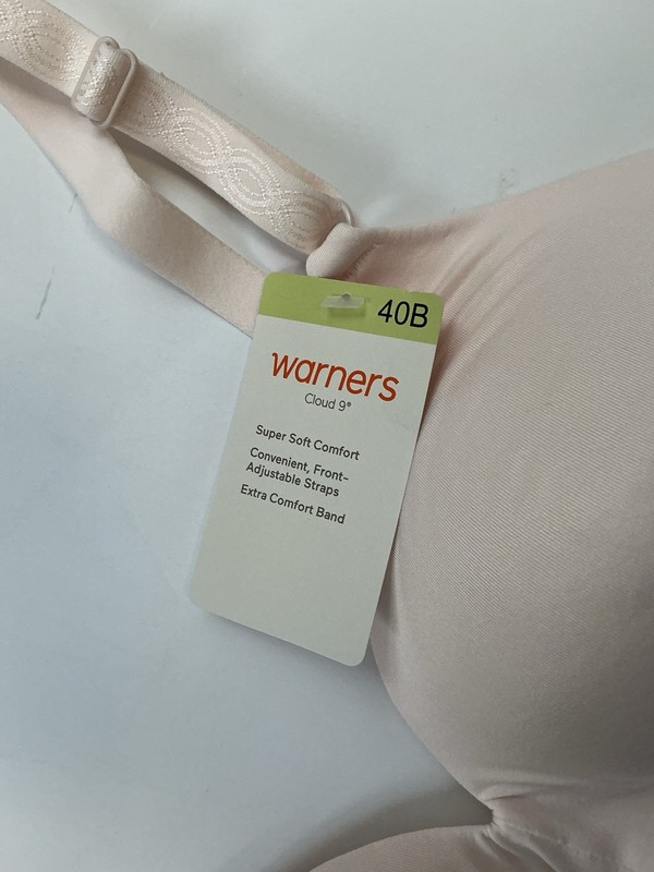 Warners Cloud9 Soft Pink Lightly Lined Wireless Bra (WR1269-682) 40B