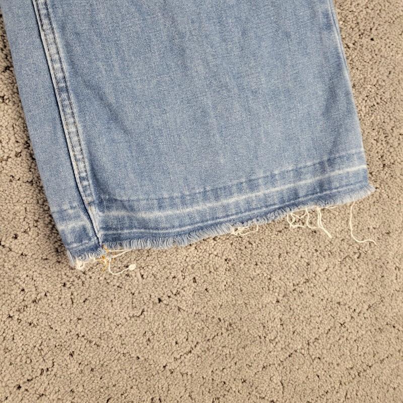 We The Free Jeans Womens 27 Blue Bell Flare Denim High Rise Hippie Festival