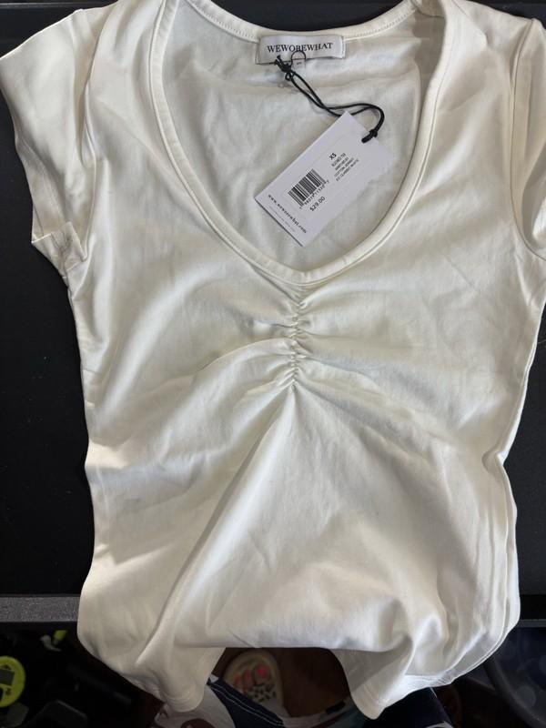 We Wore What Ruched Tee