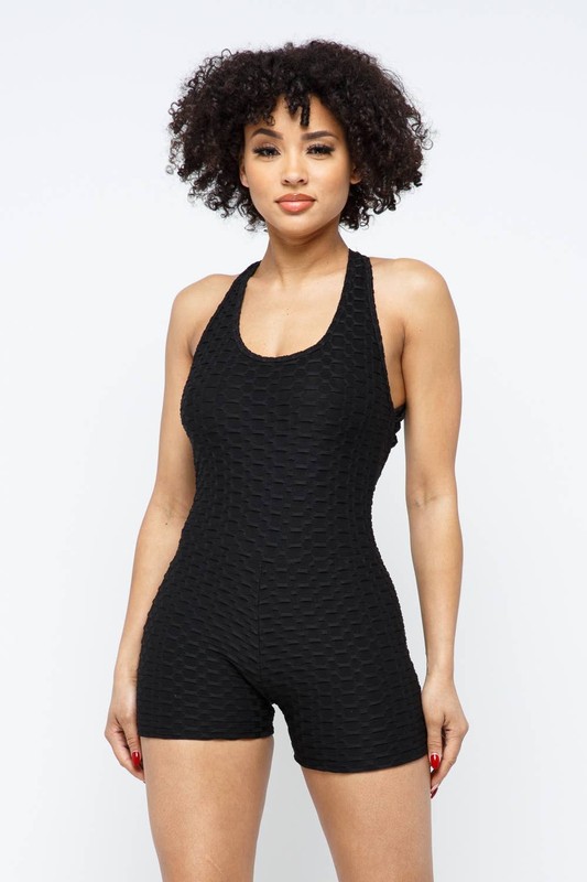 Well-in Vogue Romper – Honeycomb Heat