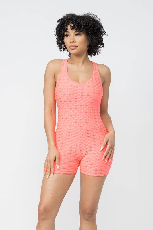 Well-in Vogue Romper – Honeycomb Heat