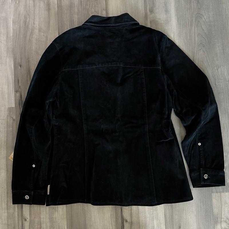 Western Suede Leather Black Suede Jacket Women's Med 26” X 19” Skotts