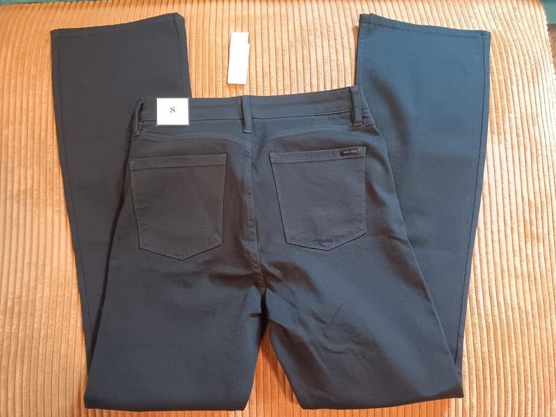 WHBM White House Black Market Womens 8R Black High Rise Sculpt Bootcut NWT (Ji)
