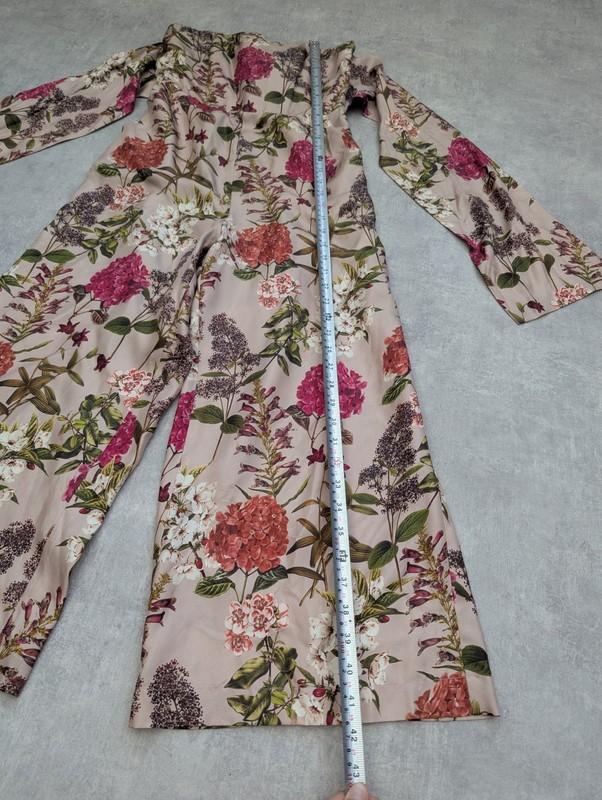 Whistles Jumpsuit Womens UK 8 Floral 100% Silk Rose Summer Hydrangea Lightweight