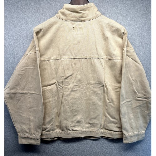 Wild Fable Womens Jacket Cargo Coat Canvas Size Large Bagel Beige Full Zip NWT
