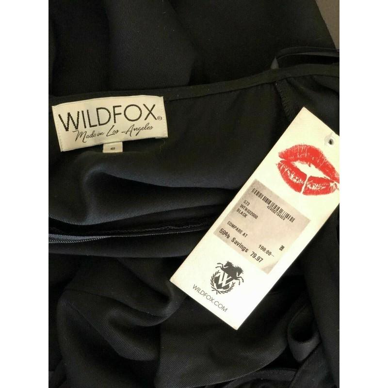 Wildfox Women’s Black Cutout Jumpsuit Size Small Sleeveless V-Neck Lyocell USA
