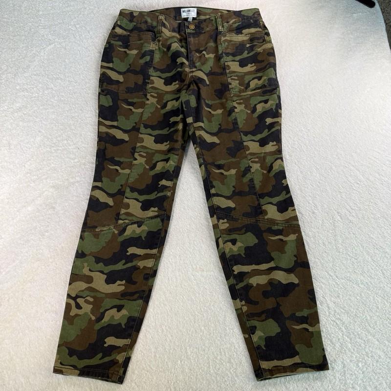 William Rast Jeans Girls 34x29 Camouflage Camo Combat Pockets Cotton Stretch