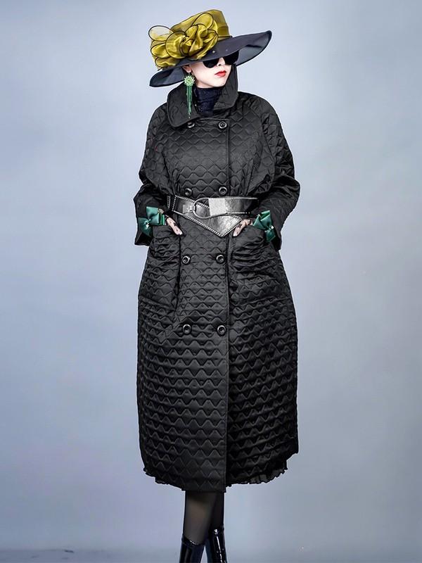 Winter New Windbreaker Korean Silk Satin Womens Cotton Thicken Large Size Jacket