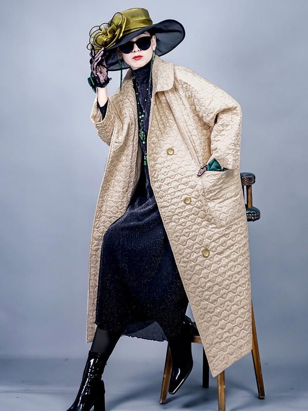 Winter New Windbreaker Korean Silk Satin Womens Cotton Thicken Large Size Jacket