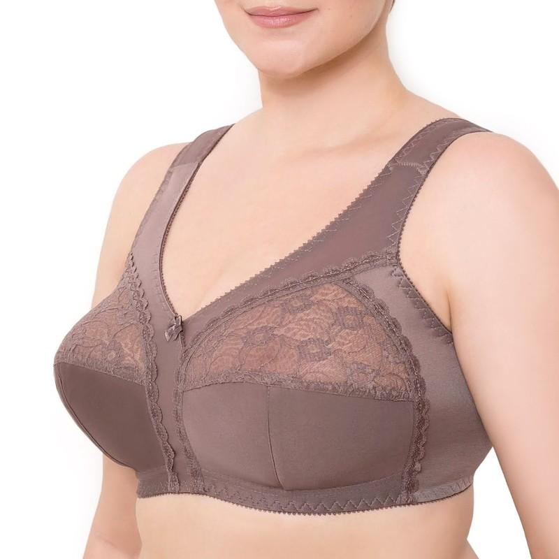 WIRELESS PLUS SIZE BRA MINIMIZER WIDE STRAPS UNLINED FULL COVERAGE 36-52CDEFGHI
