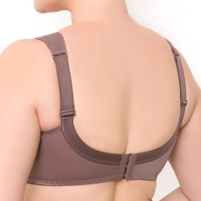 WIRELESS PLUS SIZE BRA MINIMIZER WIDE STRAPS UNLINED FULL COVERAGE 36-52CDEFGHI