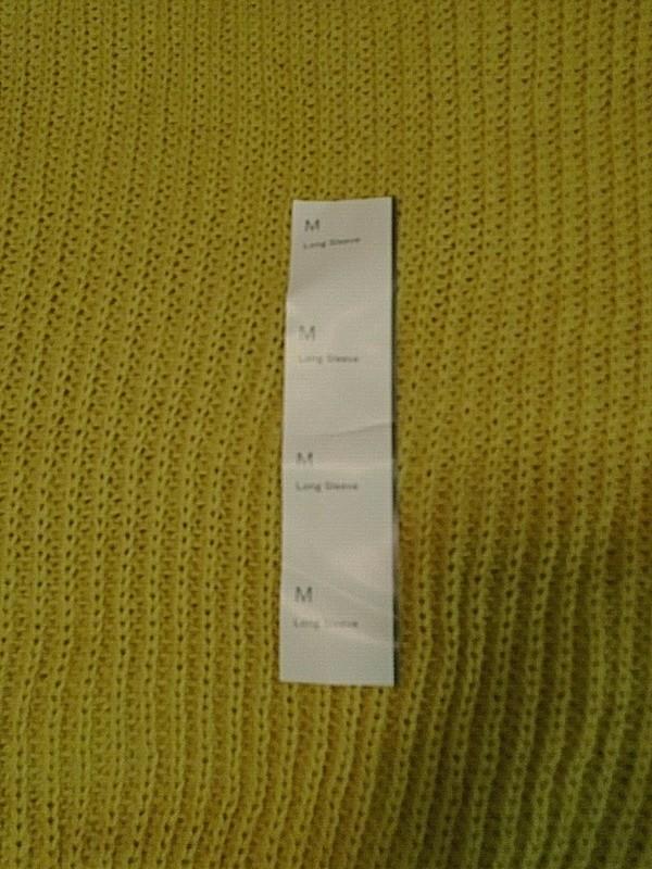 With Tags Wild Fable Women's Gold Crew Neck Pullover Sweater Large B32