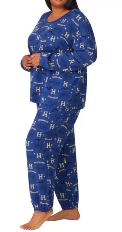 Wizarding World Women's Harry Potter 2-Piece Lounge Set Blue Size L