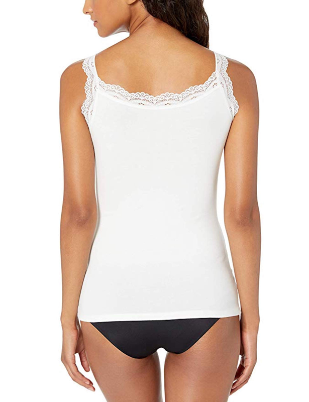 Wome's Tank Top Camisole With Lovely Lace Trim Style Soft Sexy Sport Yoga Casual