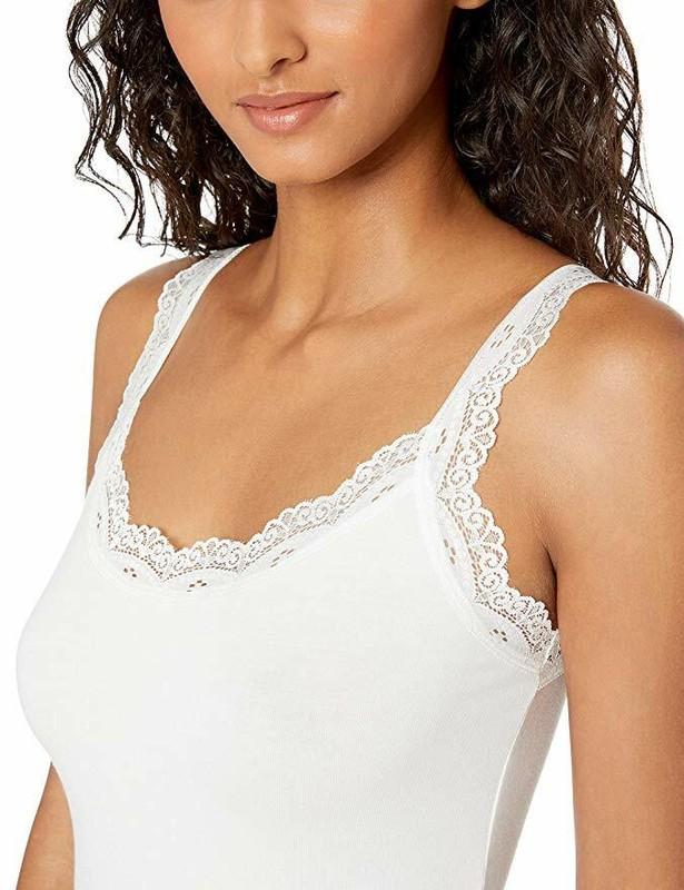 Wome's Tank Top Camisole with Lovely Lace Trim Style Soft Sexy Sport Yoga Casual