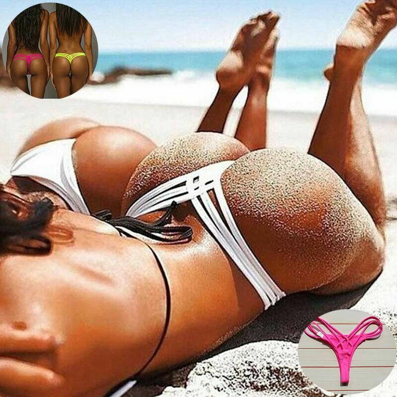 Women Bathing Bottom Sexy BeachCheeky Thong Swimwear Swimsuit Brazilian Bikini