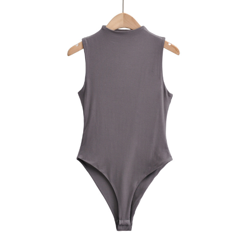 Women Bodysuit Women Sexy Bodycon Bodysuits Black Sleeveless One Piece Outfit