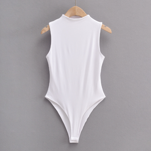 Women Bodysuit Women Sexy Bodycon Bodysuits Black Sleeveless One Piece Outfit