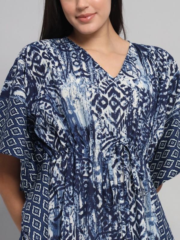 Women Boho Kaftan Kimono Maxi Dress Beach Holiday Plus Size Loose Long Sundress
