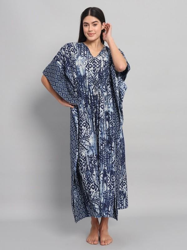 Women Boho Kaftan Kimono Maxi Dress Beach Holiday Plus Size Loose Long Sundress