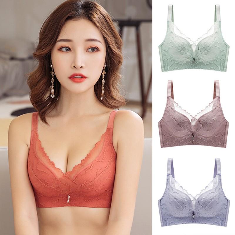 Women Bras Push Up Bra 30-40AAA ABCD Lingerie Slightly Padded Wireless Brassiere