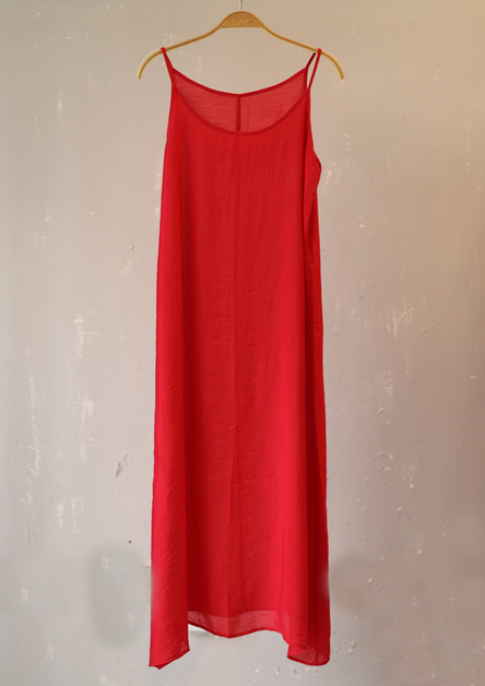 Women Cotton Silk Camisole Full Slips Loose Under Slip Dress Petticoat Dresses