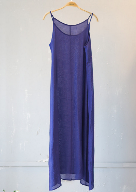 Women Cotton Silk Camisole Full Slips Loose Under Slip Dress Petticoat Dresses