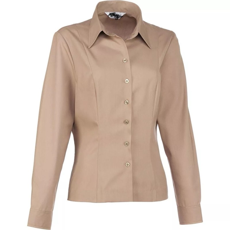 WOMEN FEMALE ARMY SERVICE GREEN UNIFORM AGSU LONG SLEEVE SHIRT SIZES 4 -20