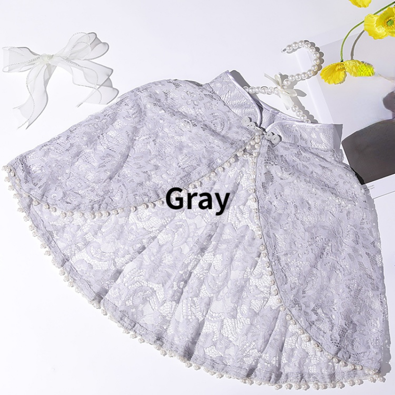 Women Floral Lace Cloak Cape Short Poncho Shawl Cardigan Crop Top Wedding Party